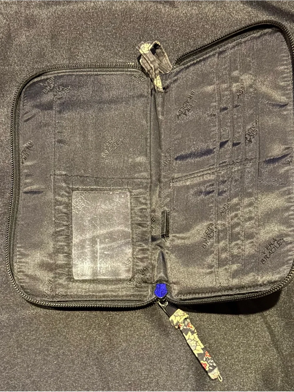 Vintage Vera Bradley Long Zip Wallet